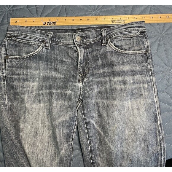 Citizens Of Humanity COH Ava Stretch Low Waist Straight Leg Jean Women 31 34x33 - Picture 12 of 15